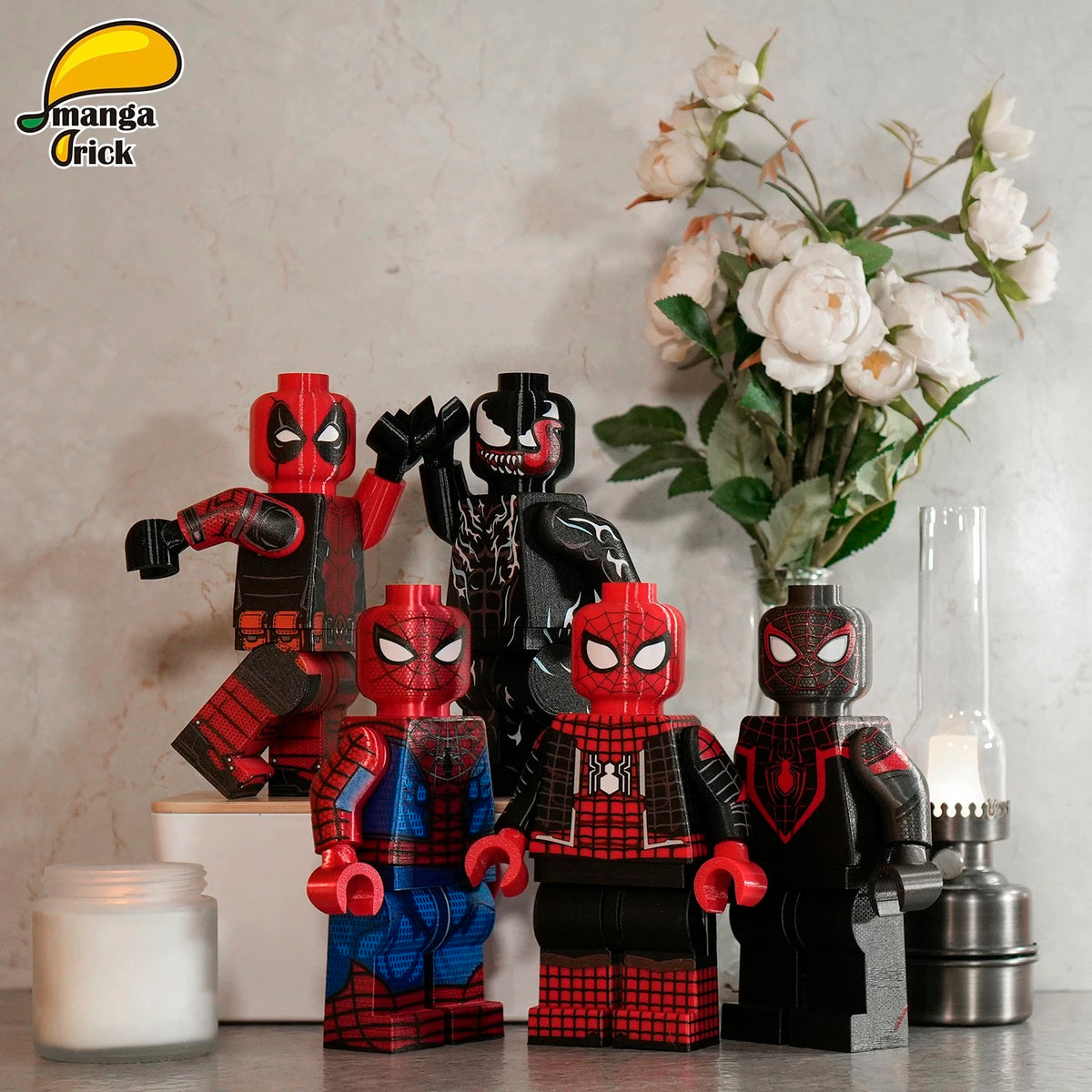 Pre-order Superhero (full custom molded) – Lab9minifigs