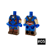 Superhero Theme Parts 1 - Custom Printed Figurine Body