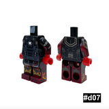 Superhero Theme Parts 2 - Custom Printed Figurine Body