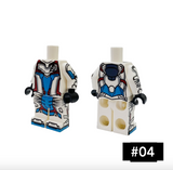 Superhero Theme Parts 2 - Custom Printed Figurine Body